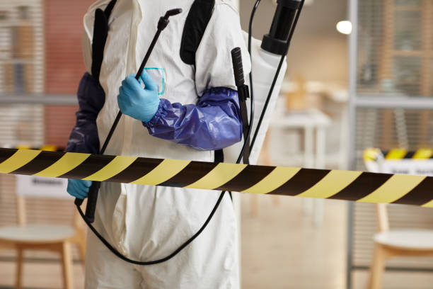 Professional Biohazard Cleanup technician working in Lincoln Park, NY